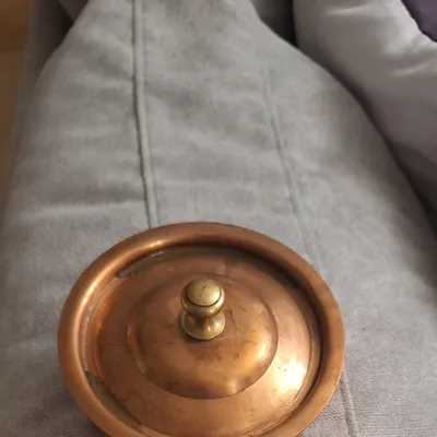 Petite casserole cuivre et fonte 